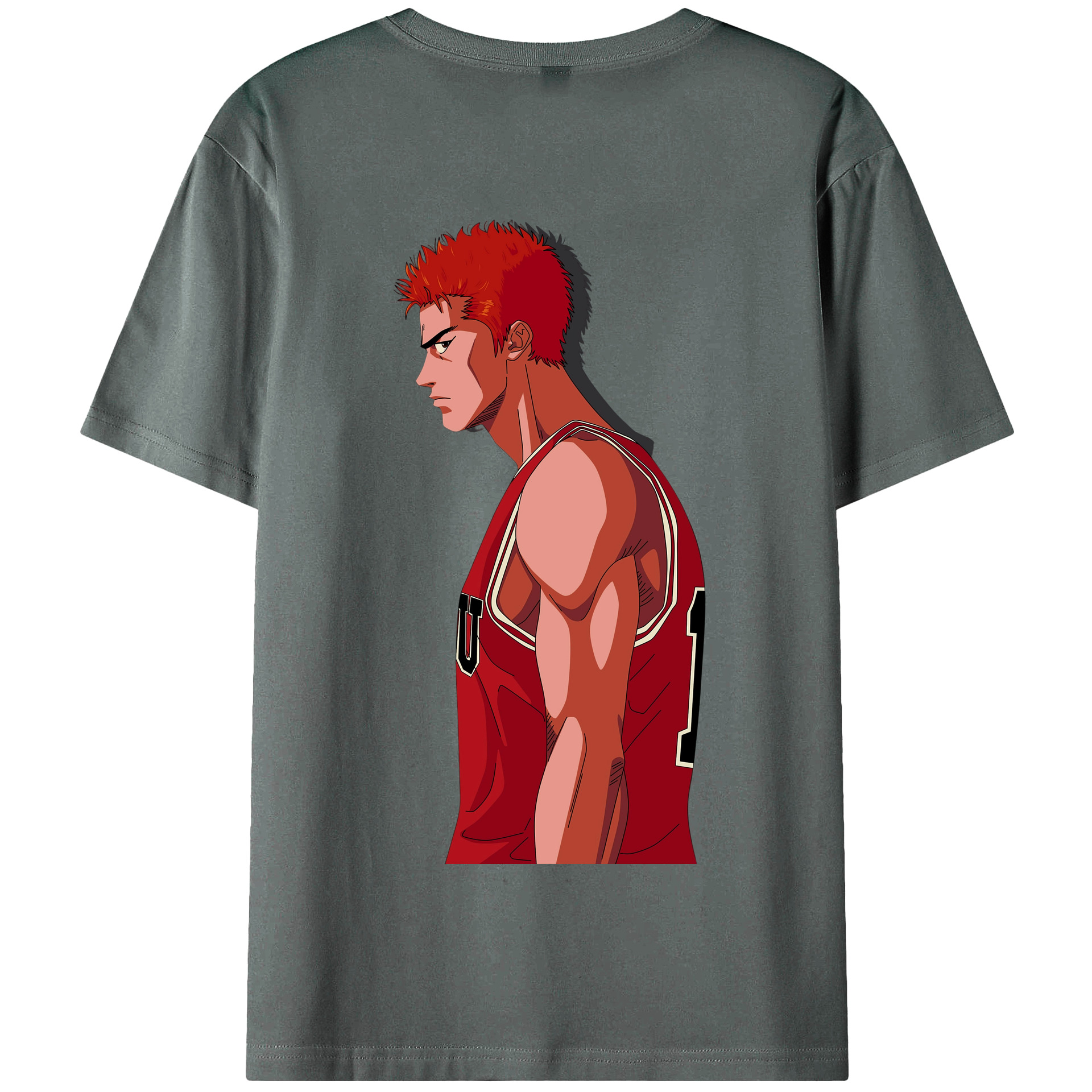 SLAM DUNK／スラムダンク 綿100％半袖Tシャツ（背面プリント）